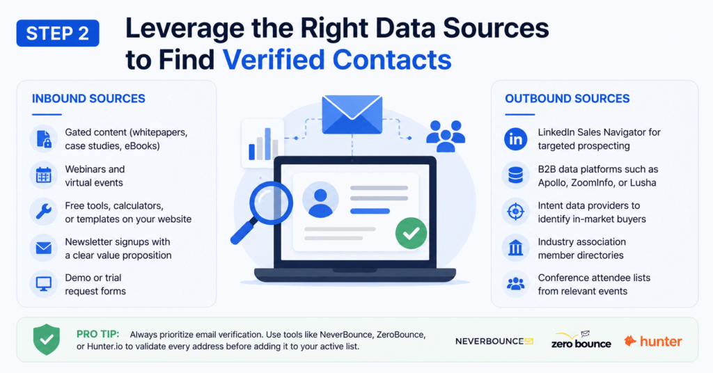 Find Verified B2B Contacts Using Trusted Data Sources